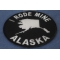 I Rode Mine To Alaska Patch I Rode Mine To Alaska Patch diagonal view