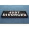 Just Divorced Patch | Embroidered Patches Just Divorced Patch diagonal view