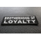 Brotherhood Of Loyalty Patch | Embroidered Patches Brotherhood Of Loyalty Military Morale Patch diagonal view