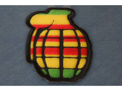 Grenade Patch Vietnam Colors | US Military Vietnam Veteran Patches