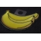 Bananas Patch | Embroidered Patches Bananas Funny Iron on Patch diagonal view