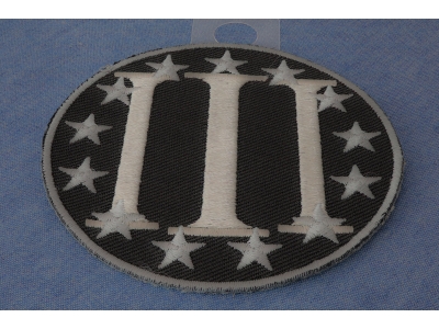Three Percenter Patch | Embroidered Patches