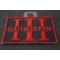 Oathkeeper Three  Percenter Red Patch | Embroidered Patches Oathkeeper Patch diagonal view