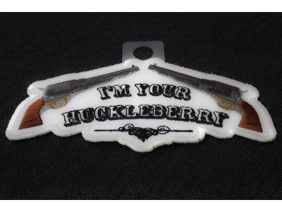 I'm Your Huckleberry Patch | Embroidered Biker Patches