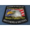 In Memory Of Our Fallen Military Brothers And Sisters Patch | Embroidered Patches In Memory Of Our Fallen Military Brothers and Sisters Patriotic Iron on Patch diagonal view