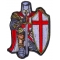 Crusader Knight Christian Patch Small