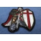 Crusader Knight Christian Patch Small diagonal view