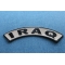 Iraq Small Arm Rocker Patch Iraq Small Arm Rocker Patch diagonal view