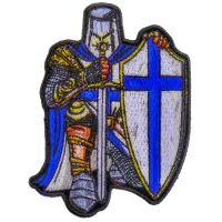 Blue Knight Small Patch | Embroidered Patches
