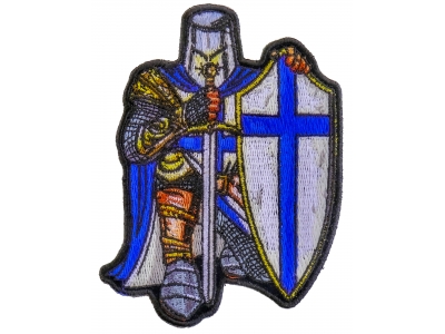 Blue Knight Small Patch | Embroidered Patches
