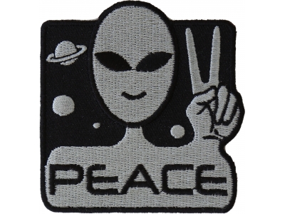 Peace Alien Fun Patch | Embroidered Patches