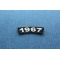 1967 Year Patch diagonal view