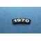1970 Year Patch diagonal view