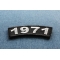 1971 Year Patch 1971 Year Patch diagonal view