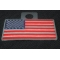US Flag Patch Silver Border 2.5 Inch US Flag Patch Silver Border 2.5 Inch diagonal view