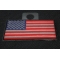 US Flag Patch Black Border 2.5 Inch US Flag Patch Black Border 2.5 Inch diagonal view