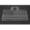 US Flag Patch Black and Gray 2.5 Inch diagonal view