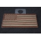US Flag Patch Earth Terrain 2.5 Inch diagonal view