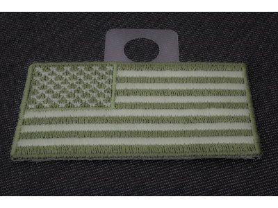 US Flag Patch Earth Green 2.5 Inch
