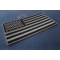 US Flag Patch Black And Gray 4 Inch US Flag Patch Black and Gray 4 Inch diagonal view
