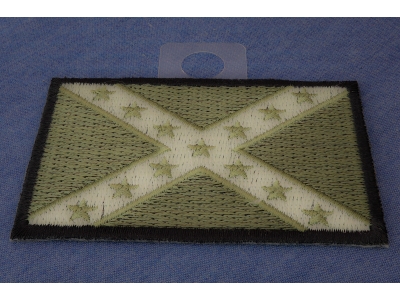 Subdued Green Confederate Flag Patch