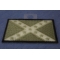 Subdued Green Confederate Flag Patch diagonal view