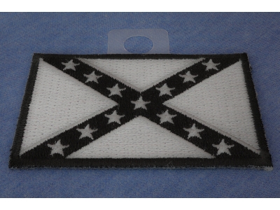 Subdued Gray Confederate Flag Patch