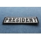 President Patch diagonal view