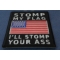 Stomp My Flag I'll Stomp Your Ass American Flag Patch American Flag Patch - Stomp my Flag I'll Stomp your Ass diagonal view