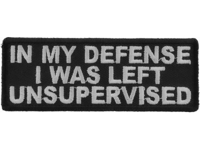 In My Defense I Was Left Unsupervised Patch