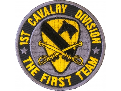 1st Cavalry Division Patch The First Team