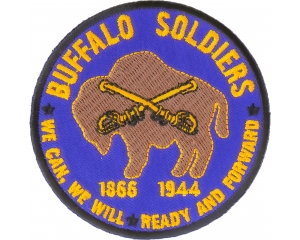 Buffalo Soldiers Patch We Can We Will Read And Forward