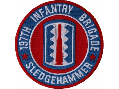 197th Infantry Brigade Patch Sledgehammer