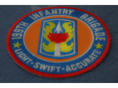 199th Infantry Brigade Patch Light Swift Accurate