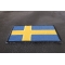 Sweden Flag Patch diagonal view
