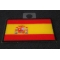 Spanish Flag Patch Spanish Flag Patch diagonal view