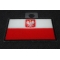 Poland Flag Patch Poland Flag Patch diagonal view