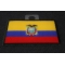 Ecuador Flag Patch diagonal view
