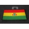 Bolivian Flag Patch diagonal view