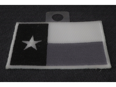 Monochrome Texas Flag Patch