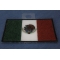 Subdued Mexico Flag Patch diagonal view