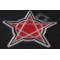 Pentagram Patch Witch Pentagram Patch diagonal view