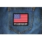 Fit In Or Fuck Off USA Flag Patch Fit In or Fuck Off USA Flag Patch shown on jeans