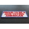 Proud To Be A Gun Toting American Patch In RWB Proud To Be A Gun Toting American Patch diagonal view