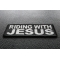 Riding With Jesus Patch Riding With Jesus Christian Patch diagonal view