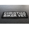 Christian Biker Vet Patch Christian Biker Vet Patch diagonal view