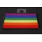 Rainbow Flag Patch Rainbow Flag LGBTQ Iron on Novelty Patch diagonal view
