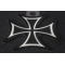 Biker Cross Patch Biker Cross Patch diagonal view