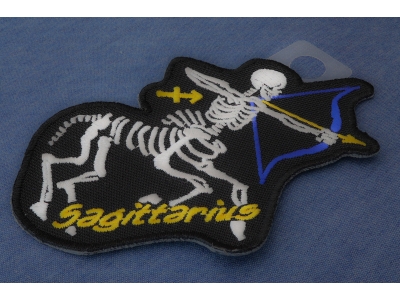 Sagittarius Skull Zodiac Sign Patch