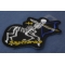 Sagittarius Skull Zodiac Sign Patch Sagittarius Skull Zodiac Sign Patch diagonal view